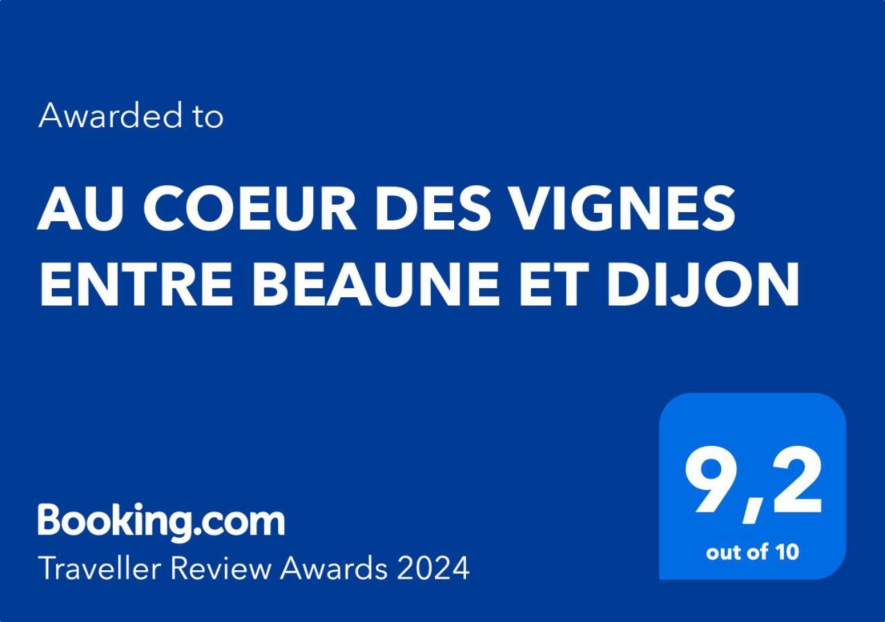 Вілла Au Coeur Des Vignes Entre Beaune Et Dijon Montceau-et-Echarnant Екстер'єр фото